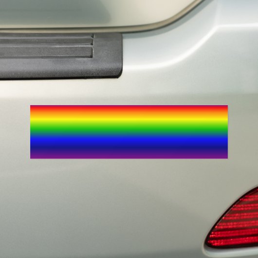 Regenbogen horizontal autoaufkleber (Auf Auto)