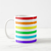 Regenbogen-horizontale Streifen 1 Tasse (Links)