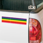 Regenbogen-horizontale Streifen Autoaufkleber (Auf Lkw)
