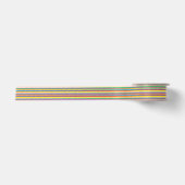 Regenbogen-Horizontale Streifen Satinband (Vorderseite)