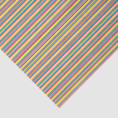 Regenbogen-horizontale Streifen Seidenpapier (Ausschnitt)