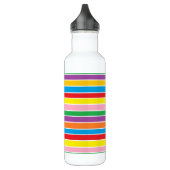 Regenbogen-horizontale Streifen Trinkflasche (Links)