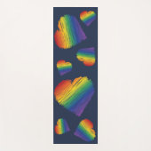 Regenbogen-Hörner Yogamatte (Vorderseite)