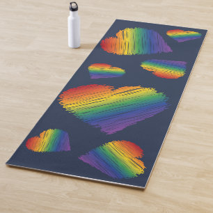 Regenbogen-Hörner Yogamatte
