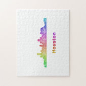 Regenbogen-Houston-Skyline Puzzle (Vertikal)