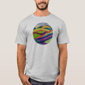 Regenbogen-Hügellandschaft T-Shirt (Vorderseite)