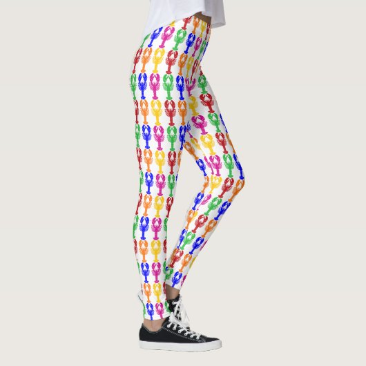 Regenbogen-Hummer Leggings (Rechts)