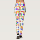 Regenbogen-Hummer Leggings (Rückseite)