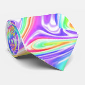 Regenbogen-Hurrikan-gedämpfte MehrfarbenKrawatte Krawatte (Gerollt)
