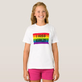 REGENBOGEN I Kuss Girlz! T-Shirt (Vorne ganz)
