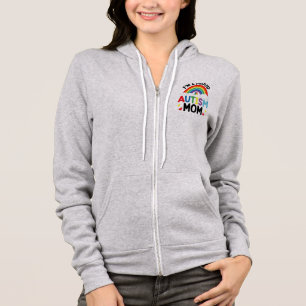 Regenbogen Ich bin eine stolze Autismus-Mama Autis Hoodie