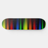 Regenbogen im Dunkeln Skateboard (Horizontal)