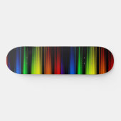 Regenbogen im Dunkeln Skateboard (Horizontal)
