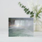 Regenbogen im Fall Niagara Postkarte (Stehend Vorderseite)