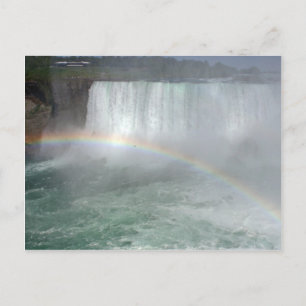 Regenbogen im Fall Niagara Postkarte