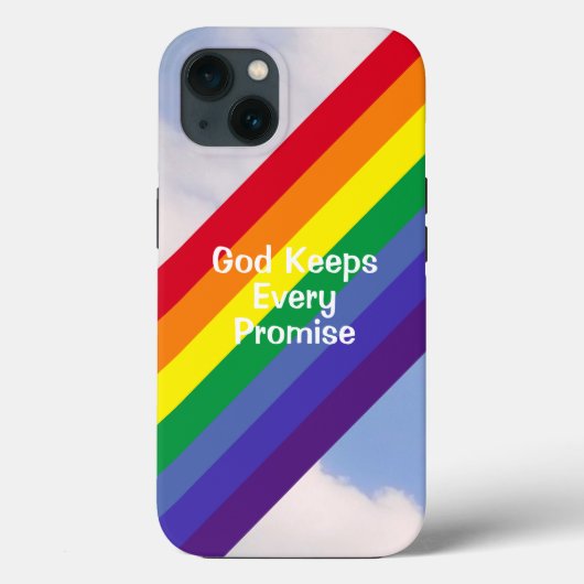 Regenbogen im Himmel Inspirationsbeleuchtung Niedl Case-Mate iPhone Hülle (Rückseite)