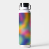 Regenbogen im Königlichen Wald Trinkflasche (Rückseite)