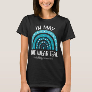 Regenbogen im Mai tragen wir Aquamarines Bewusstse T-Shirt