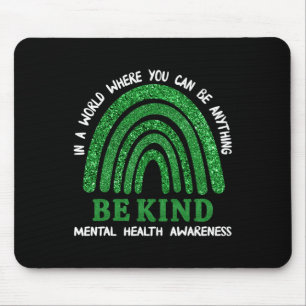 Regenbogen im Mai tragen wir grünes Bewusstsein fü Mousepad