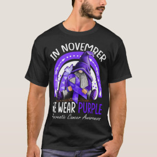 Regenbogen Im November tragen wir Lila Pankreas T-Shirt
