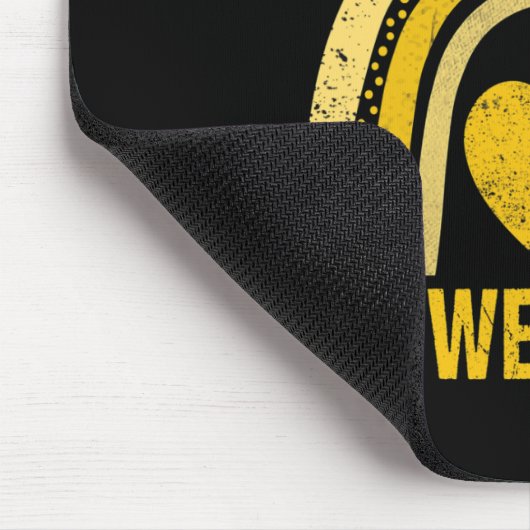 Regenbogen im September tragen wir Goldkrebs im Ki Mousepad (Ecke)