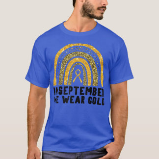 Regenbogen im September tragen wir Goldkrebs im Ki T-Shirt