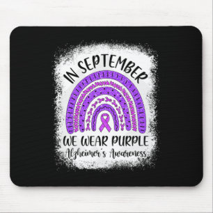 Regenbogen im September tragen wir Lila Heimerheim Mousepad