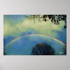 Regenbogen im Superstil Poster