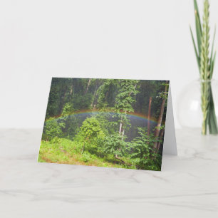 Regenbogen im Wald Karte