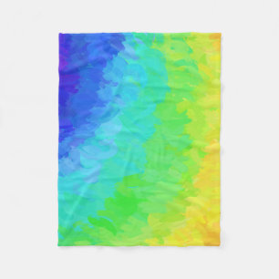 Regenbogen-Imitation Fleecedecke