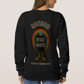 REGENBOGEN in BEIGEN STIEFELN Sweatshirt (Rückseite)