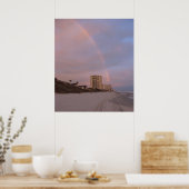 Regenbogen in Daytona Beach Print Poster (Küche)