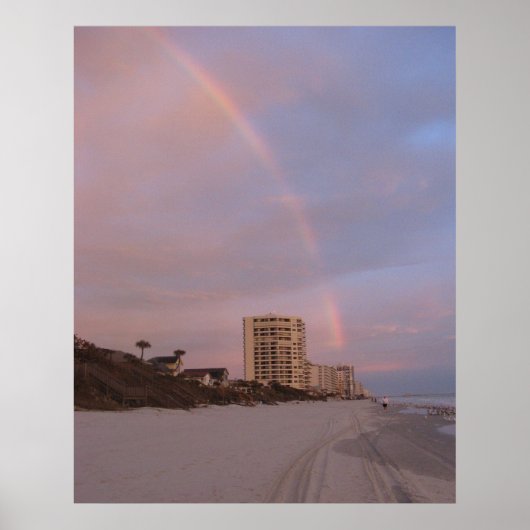 Regenbogen in Daytona Beach Print Poster (Vorne)