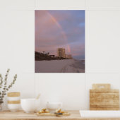 Regenbogen in Daytona Beach Print Poster (Küche)