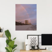 Regenbogen in Daytona Beach Print Poster (Heimbüro)