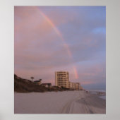 Regenbogen in Daytona Beach Print Poster (Vorne)