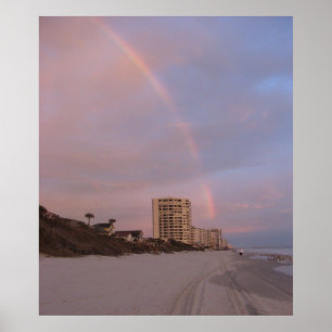 Regenbogen in Daytona Beach Print Poster