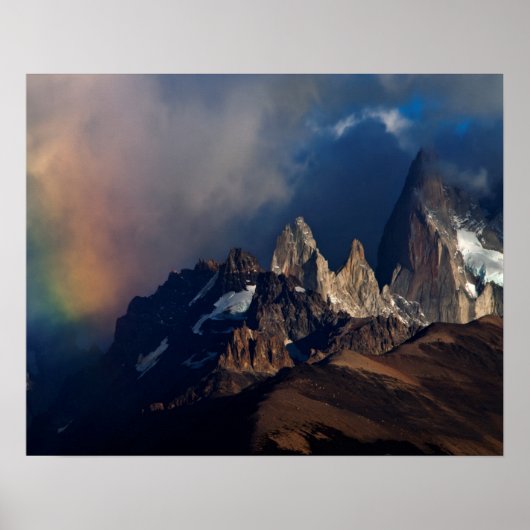Regenbogen in den Anden Poster (Vorne)