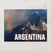 Regenbogen in den Anden Postkarte (Vorderseite)