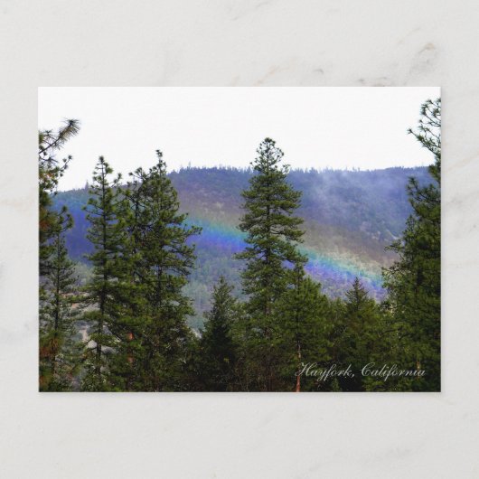 Regenbogen in den Bergen... Postkarte (Vorderseite)