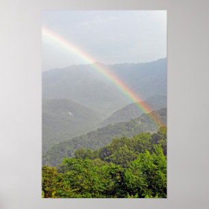 Regenbogen in den Smokies Poster