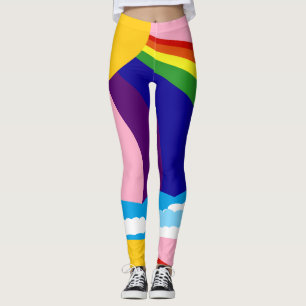 Regenbogen in den Wolken-Leggings Leggings