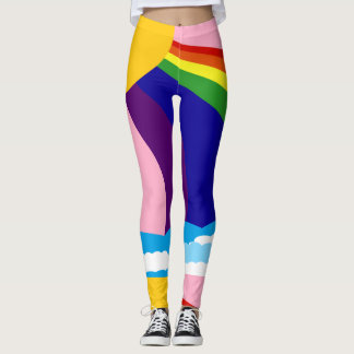 Regenbogen in den Wolken-Leggings Leggings