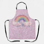 Regenbogen in der Cloud Abstrakt Schürze (Vorderseite)