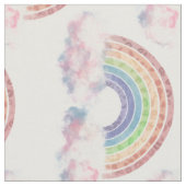 Regenbogen in der Cloud Abstrakt Stoff (Nahaufnahme)
