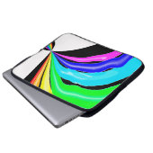 Regenbogen in der Falle Laptopschutzhülle (Vorne Knopf)