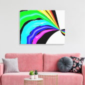 Regenbogen in der Falle Leinwanddruck (Insitu (Wohnzimmer))