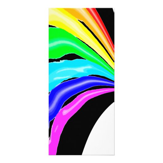 Regenbogen in der Falle Werbekarte (Vorne)