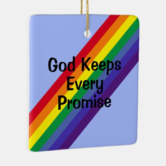 Regenbogen in der Himmelsbibel-Verse Keramikornament (Rechts)