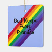 Regenbogen in der Himmelsbibel-Verse Keramikornament (Links)